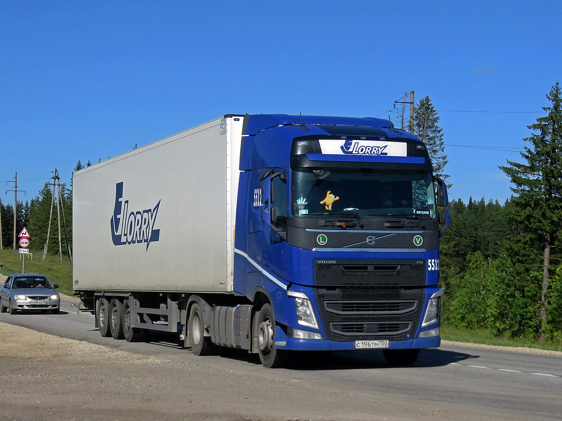 Московская область, № С 196 ТМ 750 — Volvo ('2012) FH.420 [X9P]