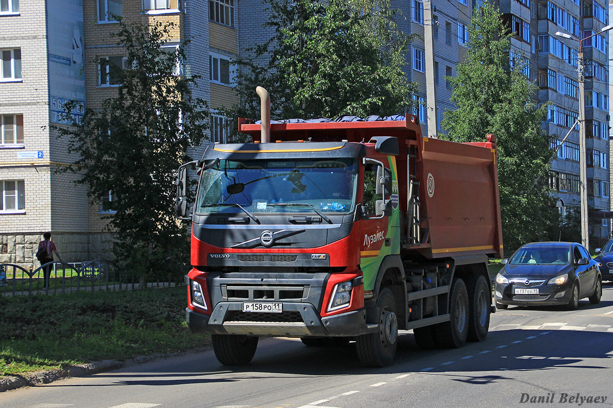 Коми, № Р 158 РО 11 — Volvo ('2013) FMX.420 [X9P]