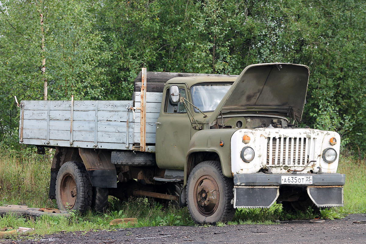 Вологодская область, № А 635 ОТ 35 — ГАЗ-53-12