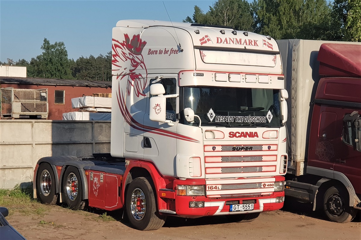 Латвия, № GT-5551 — Scania ('1996) R164L