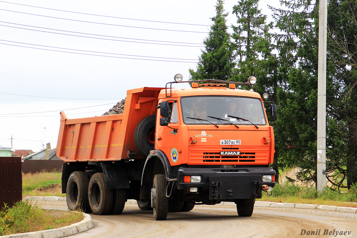 Ненецкий автономный округ, № А 307 ВС 83 — КамАЗ-65111-15 [65111R]