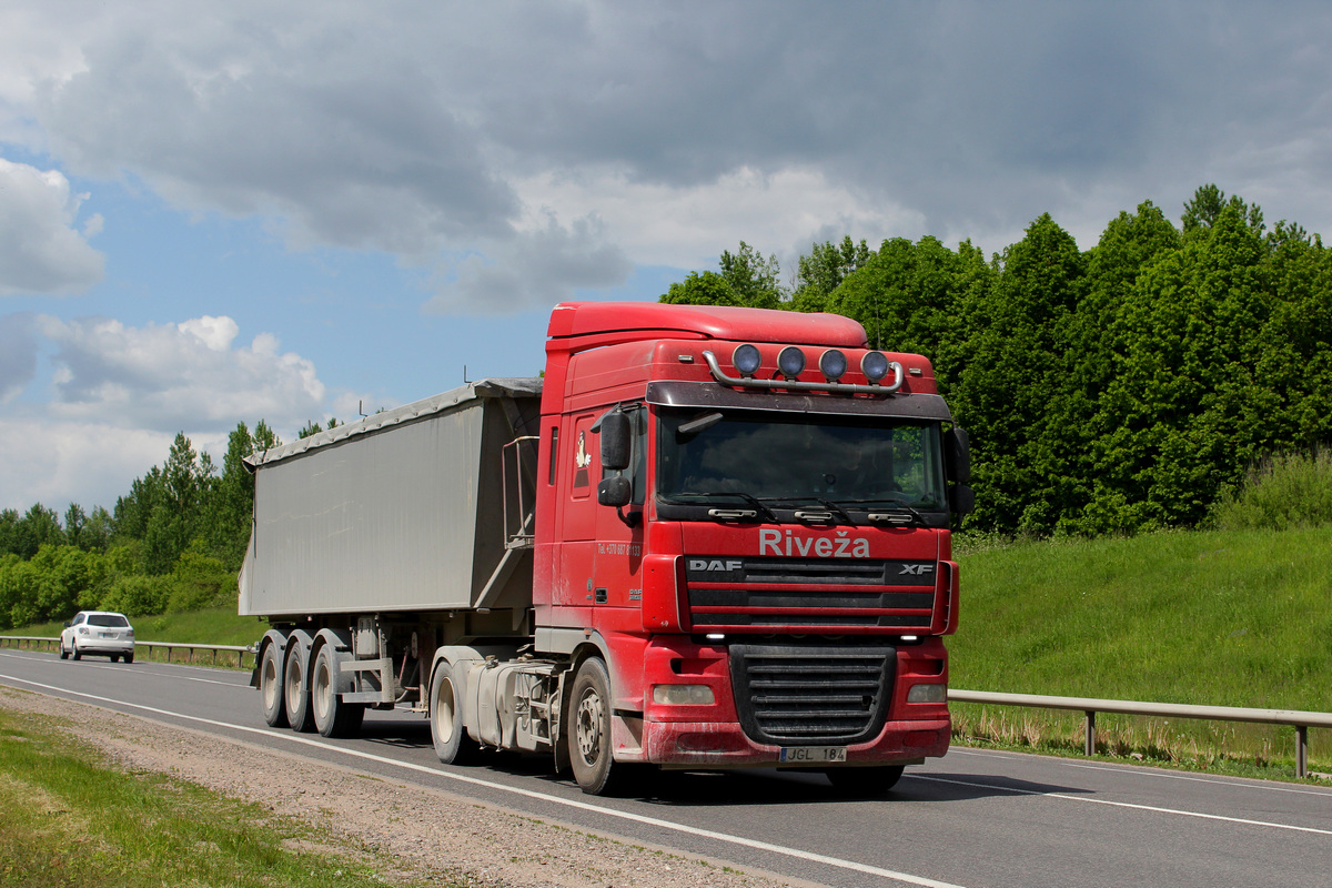 Литва, № JGL 184 — DAF XF105 FT