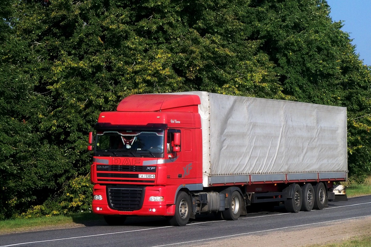 Могилёвская область, № АІ 5385-6 — DAF XF105 FT