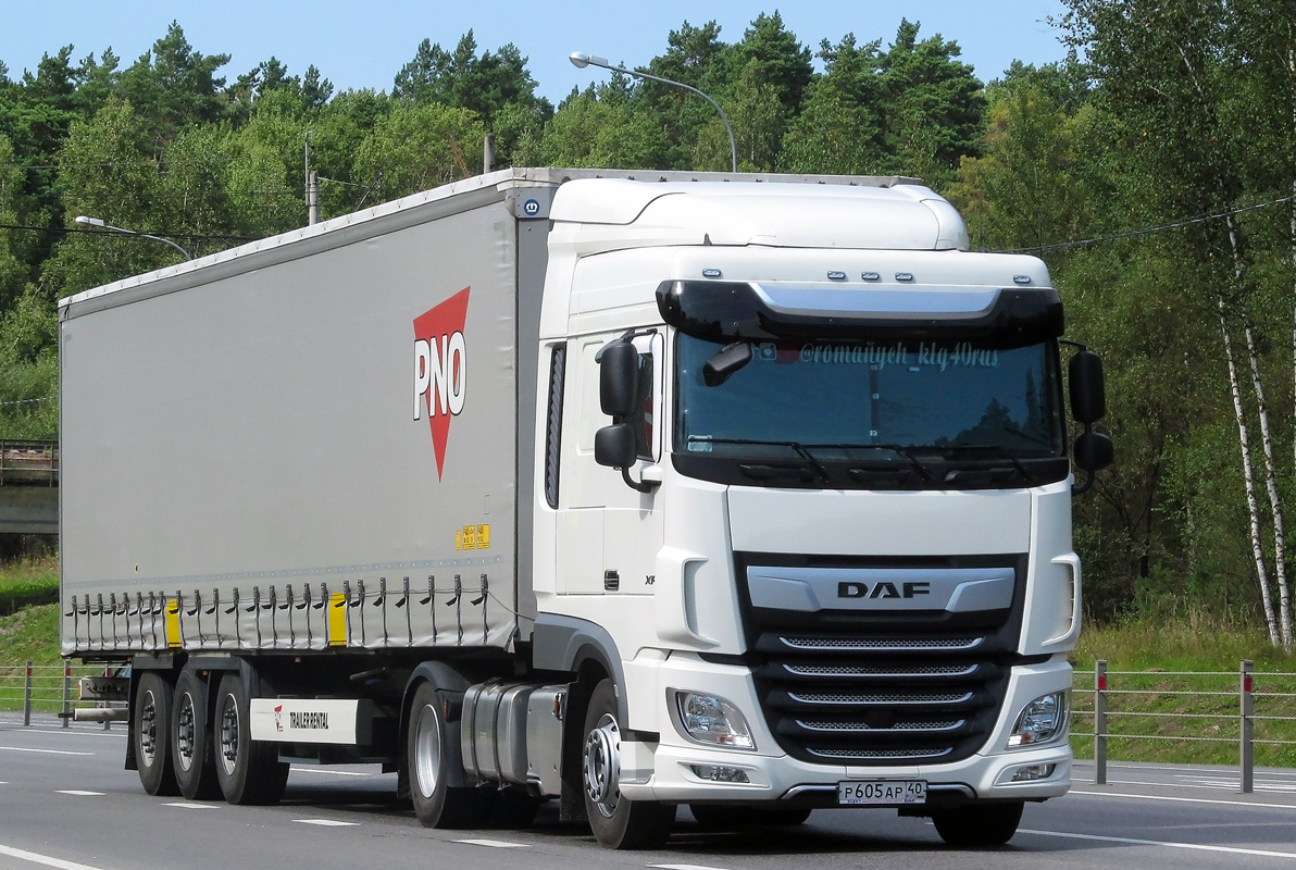 Калужская область, № Р 605 АР 40 — DAF XF Euro6 FT