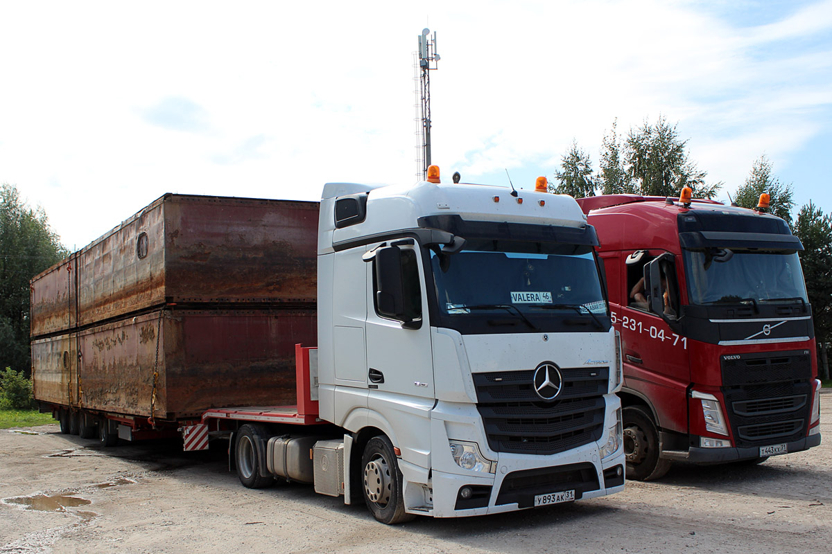 Белгородская область, № У 893 АК 31 — Mercedes-Benz Actros '18 1845 [Z9M]