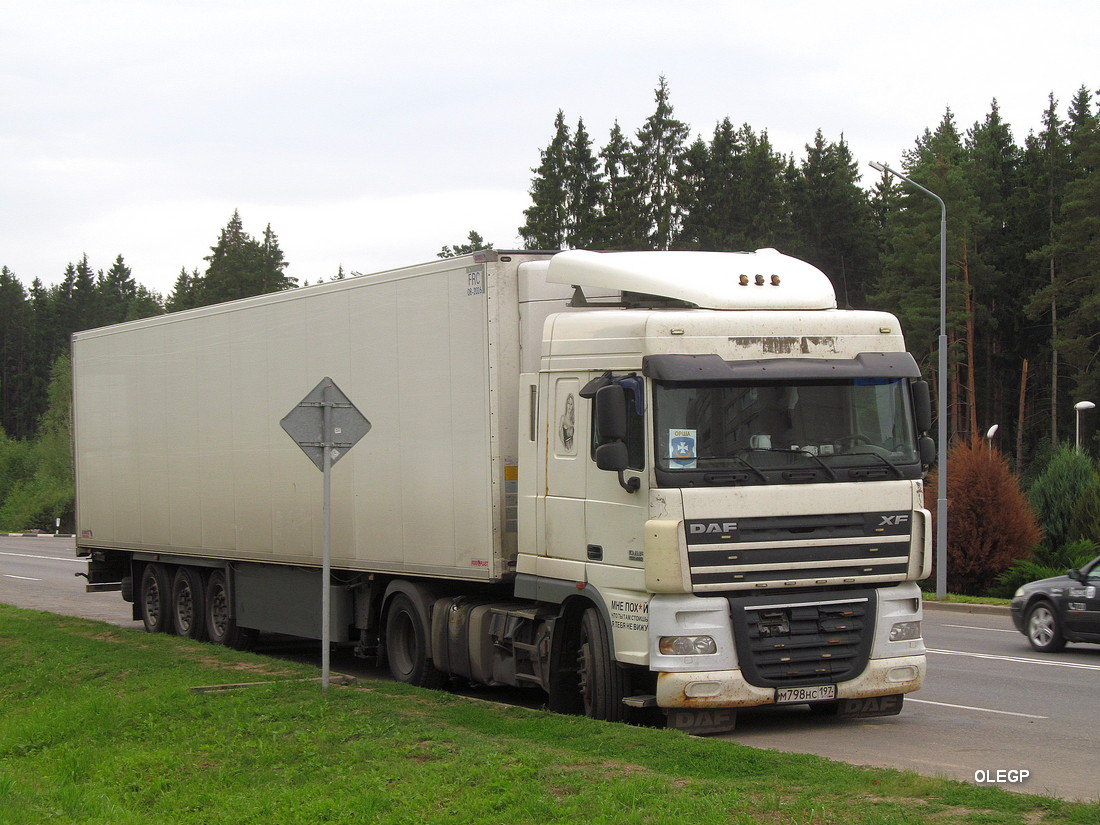 Москва, № М 798 НС 197 — DAF XF105 FT