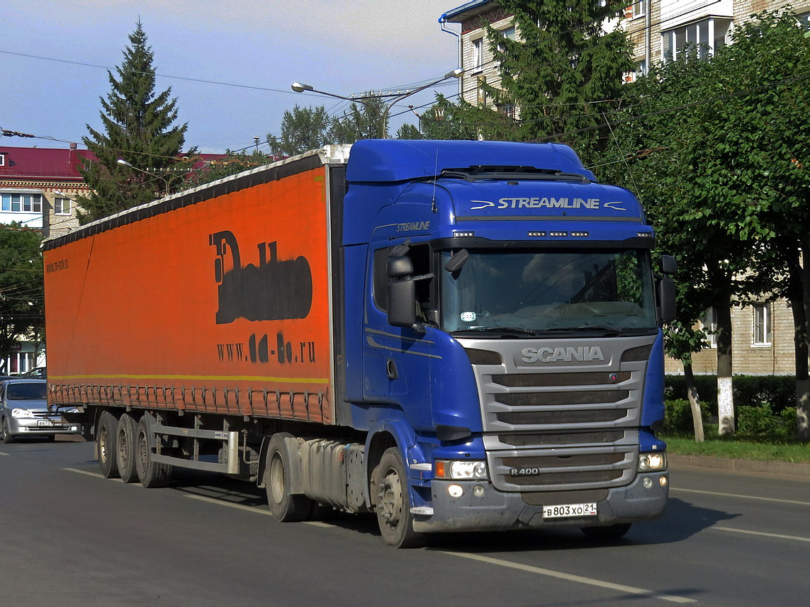 Чувашия, № В 803 ХО 21 — Scania ('2013) R400