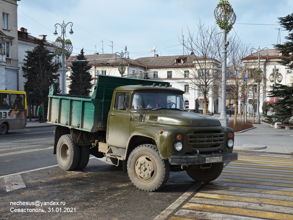 Севастополь, № А 071 ТО 92 — ЗИЛ-495850