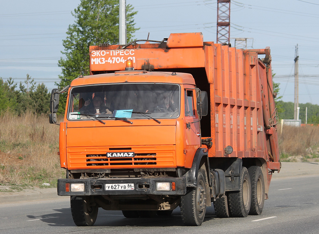 Свердловская область, № У 627 УВ 86 — КамАЗ-65115-62