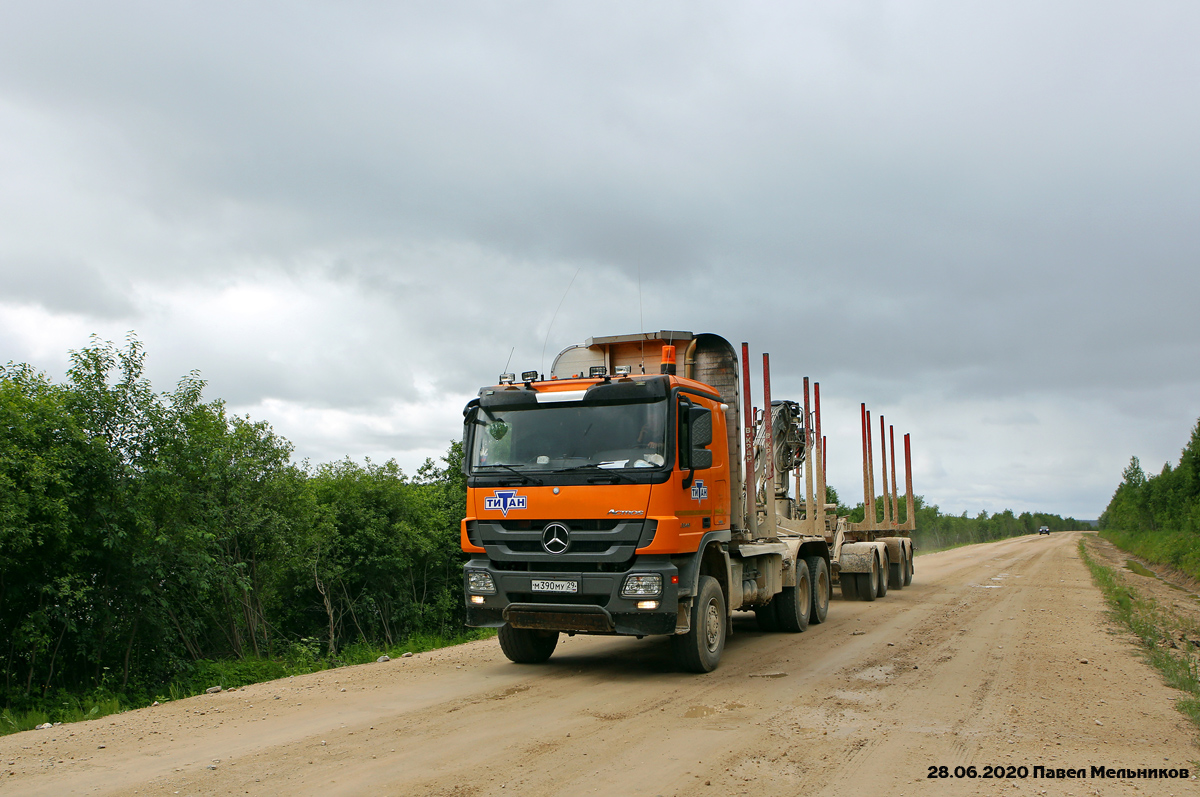 Архангельская область, № М 390 МУ 29 — Mercedes-Benz Actros '09 3346 [Z9M]