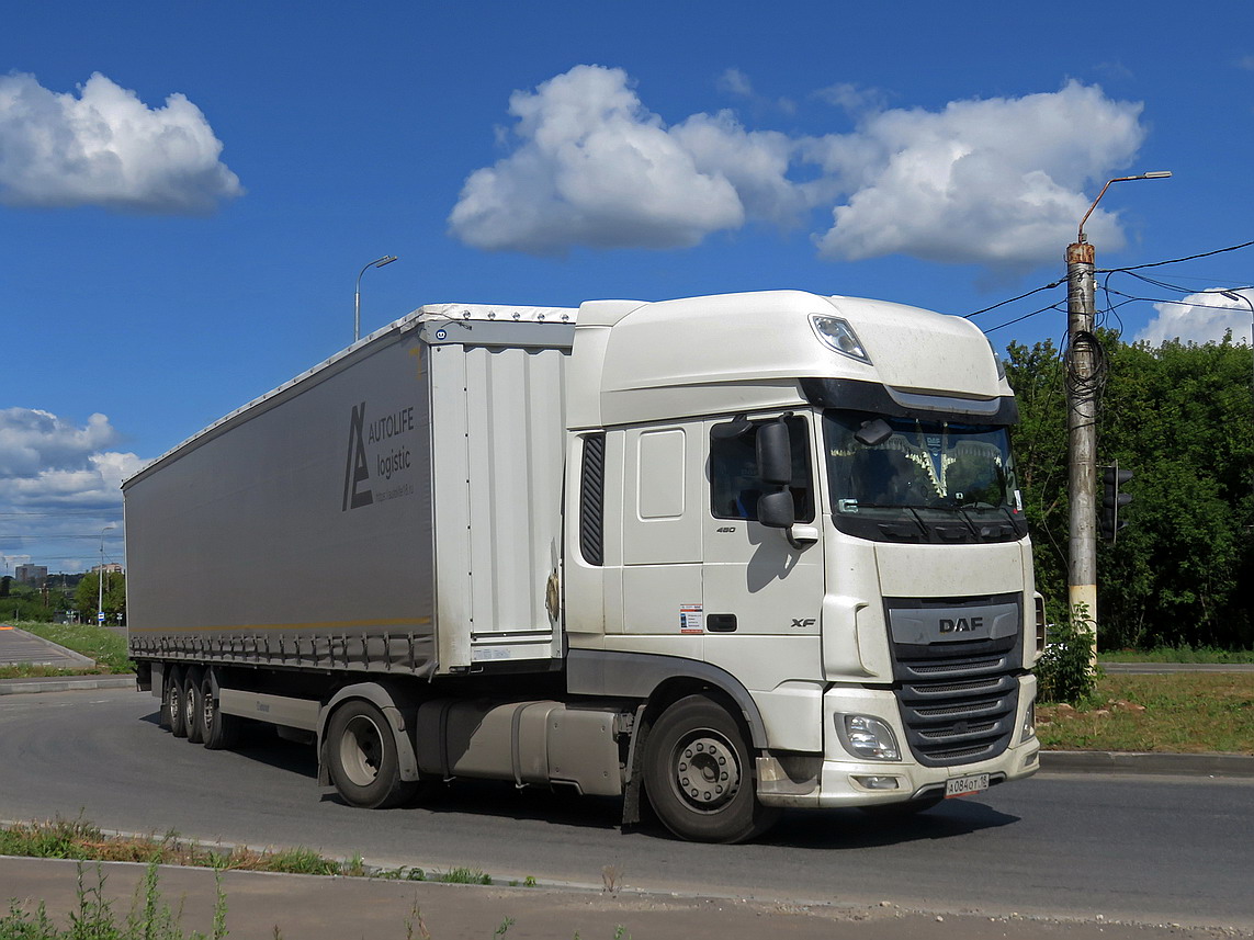 Удмуртия, № А 084 ОТ 18 — DAF XF Euro6 FT