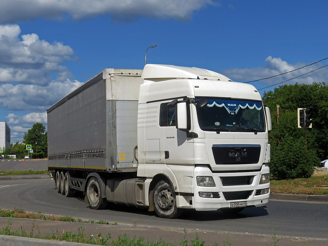 Кировская область, № Е 008 НМ 43 — MAN TGX ('2007) 18.440