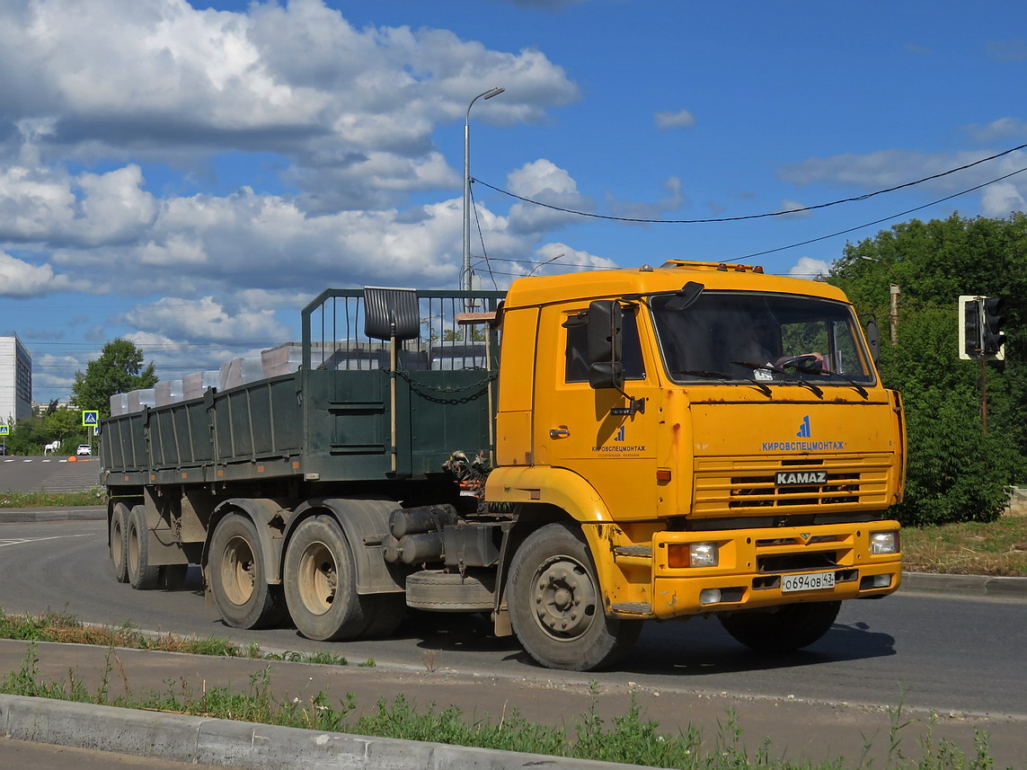 Кировская область, № О 694 ОВ 43 — КамАЗ-65116 [651160]