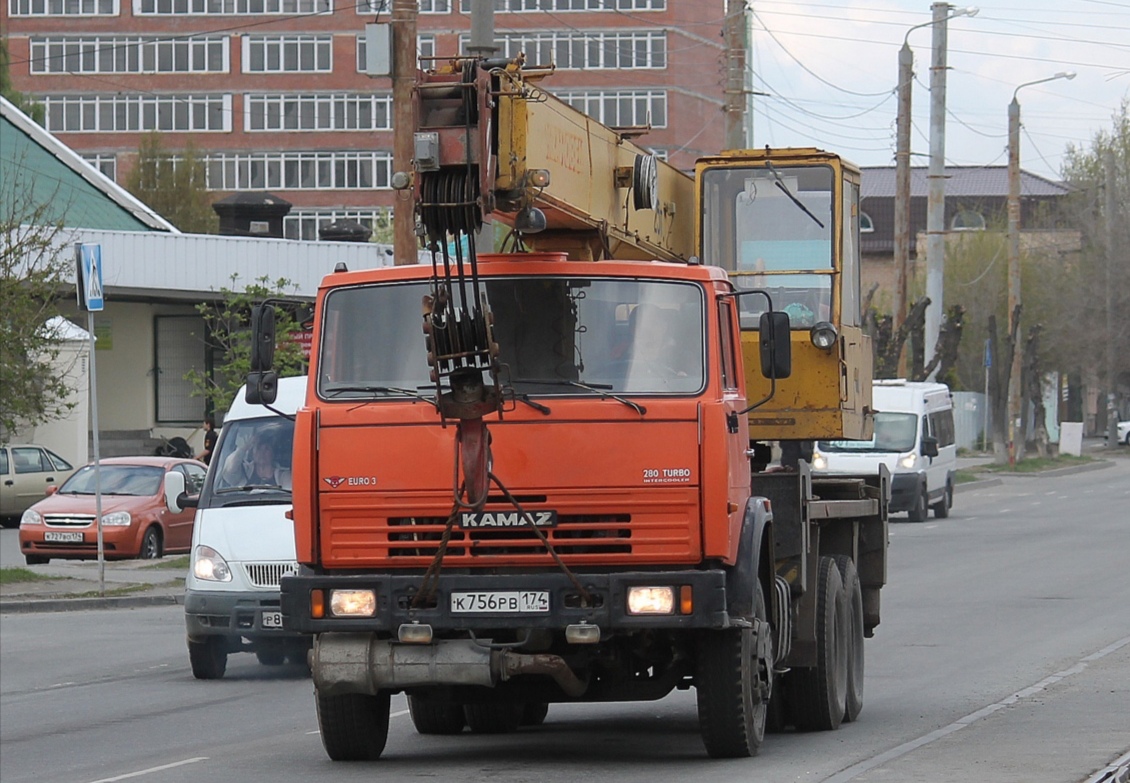 Челябинская область, № К 756 РВ 174 — КамАЗ-65115 (общая модель)