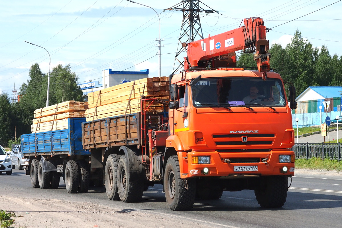 Ханты-Мансийский автоном.округ, № У 743 АХ 186 — КамАЗ-43118-46