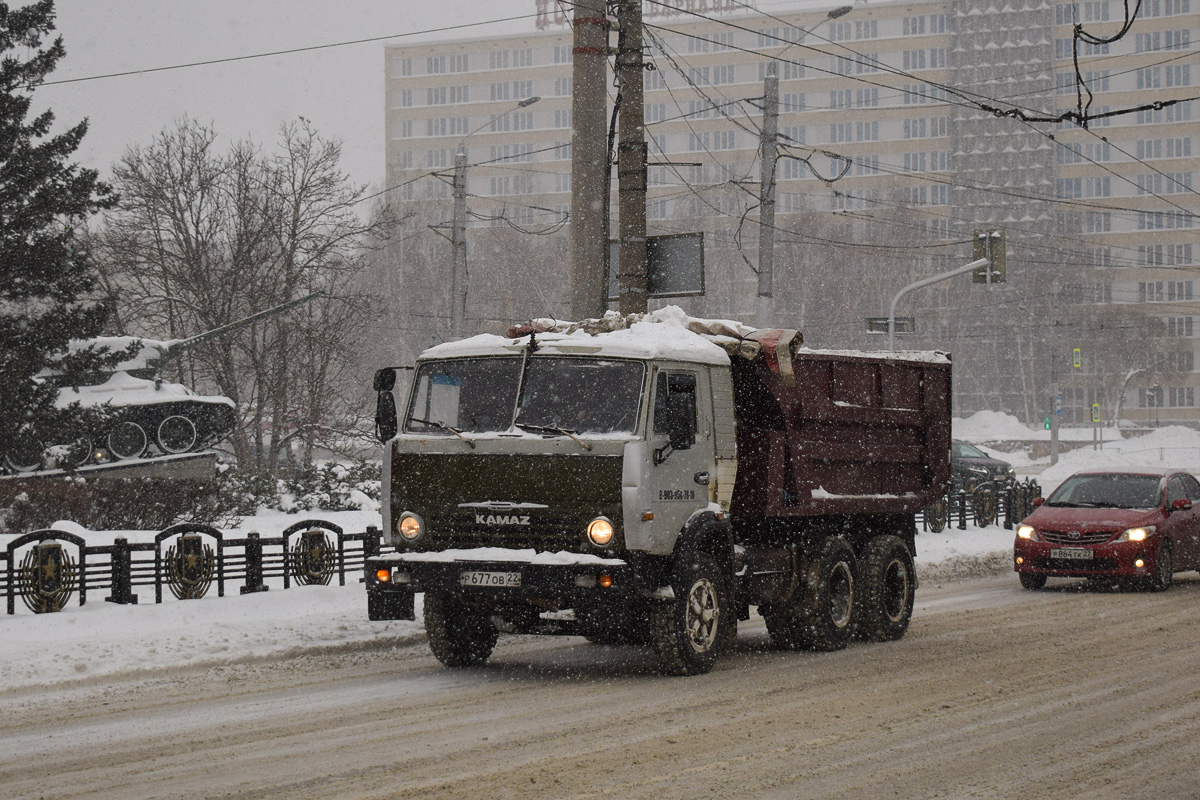 Алтайский край, № Р 677 ОВ 22 — КамАЗ-55111 [551110]