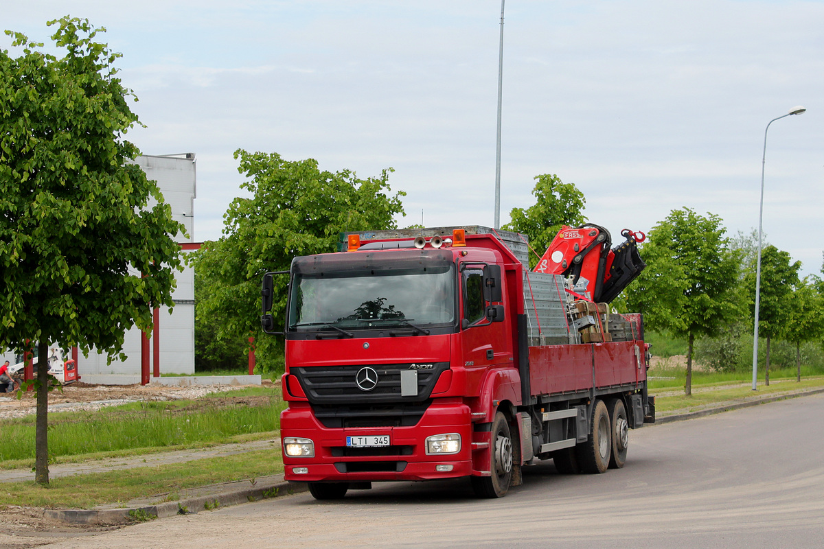 Литва, № LTI 345 — Mercedes-Benz Axor 2543