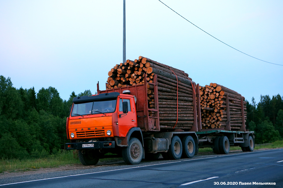 Архангельская область, № А 119 РС 29 — КамАЗ-5320