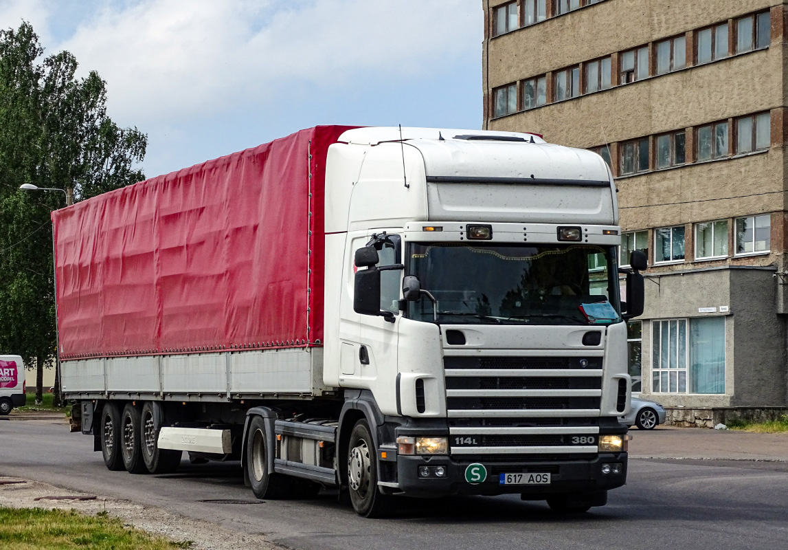 Эстония, № 617 AOS — Scania ('1996) R114L