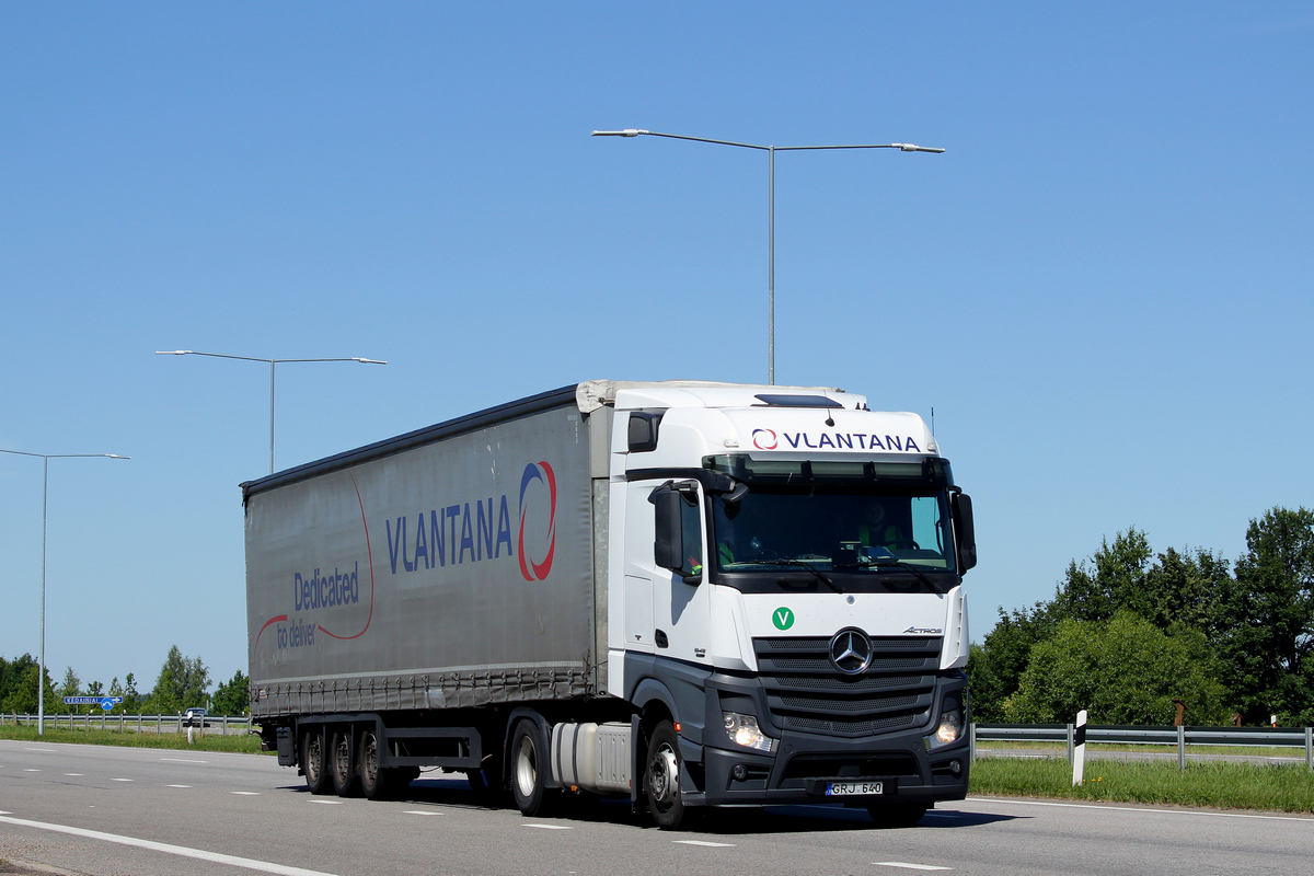 Литва, № GRJ 640 — Mercedes-Benz Actros ('2011) 1845