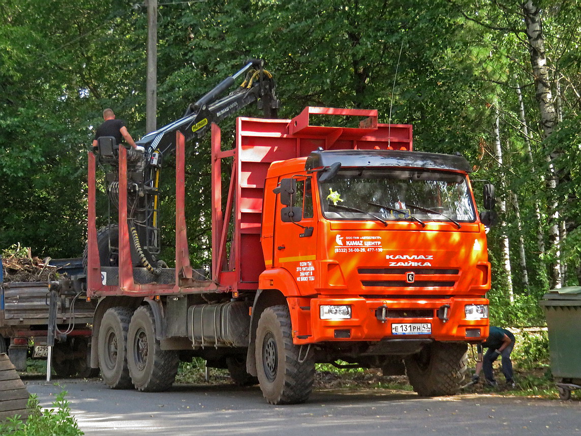 Кировская область, № Е 131 РН 43 — КамАЗ-43118 (общая модель)