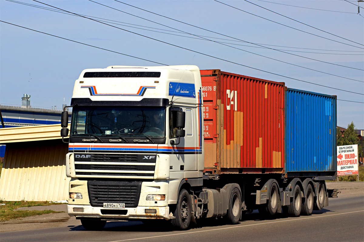 Алтайский край, № А 890 КО 122 — DAF XF95 FT