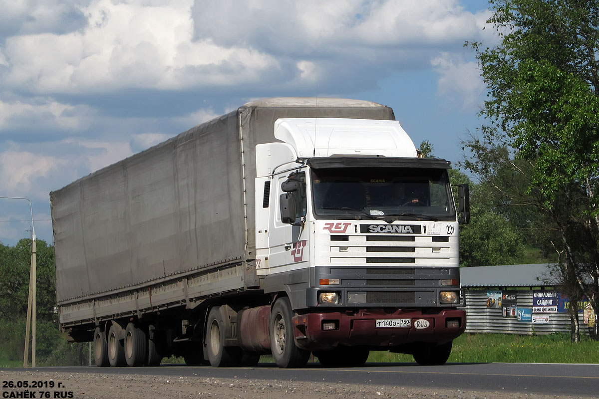 Московская область, № Т 140 ОН 750 — Scania (III) R143M