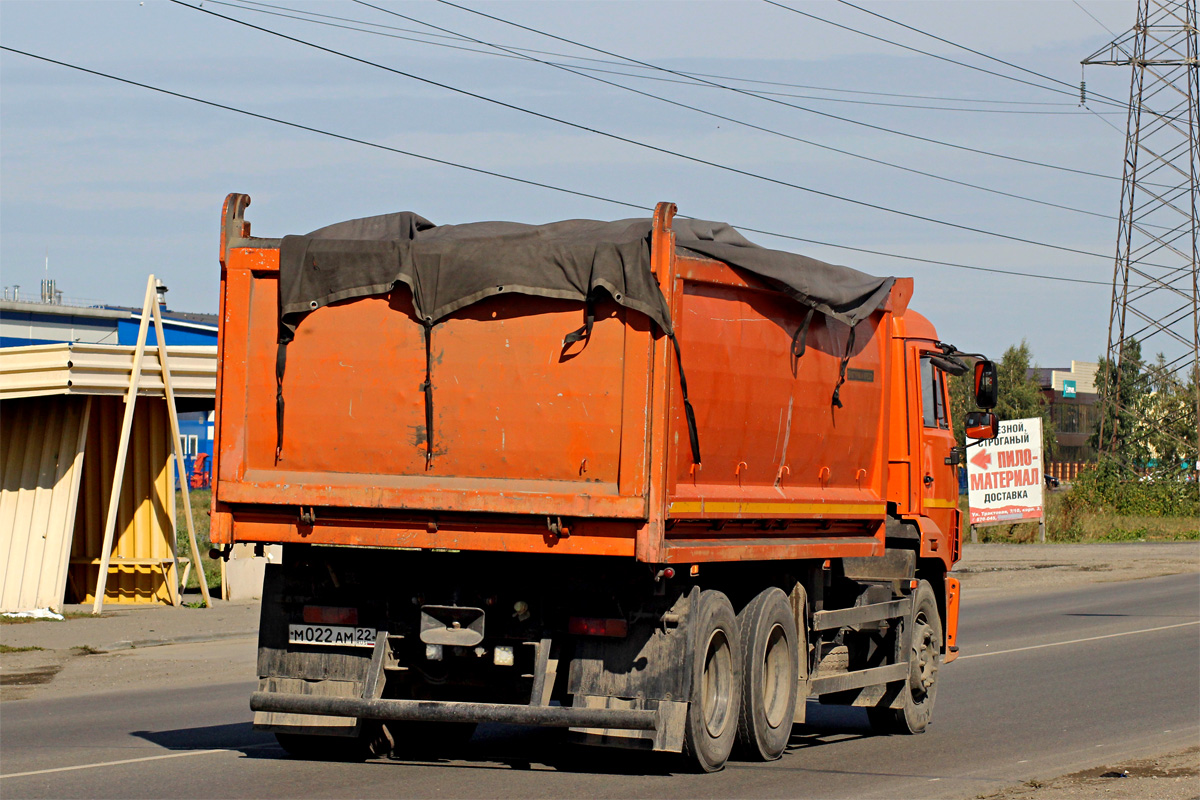 Алтайский край, № М 022 АМ 22 — КамАЗ-65115-D3