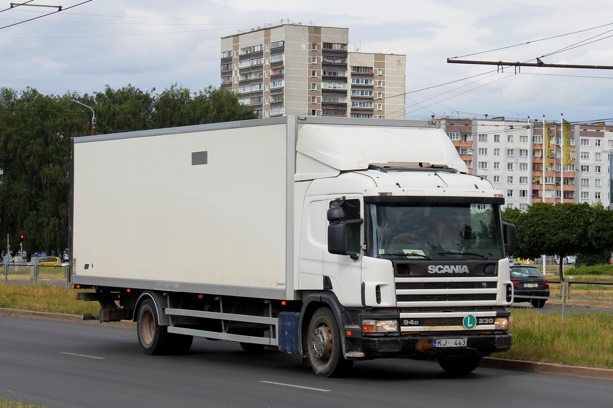 Латвия, № KJ-443 — Scania ('1996) P94D