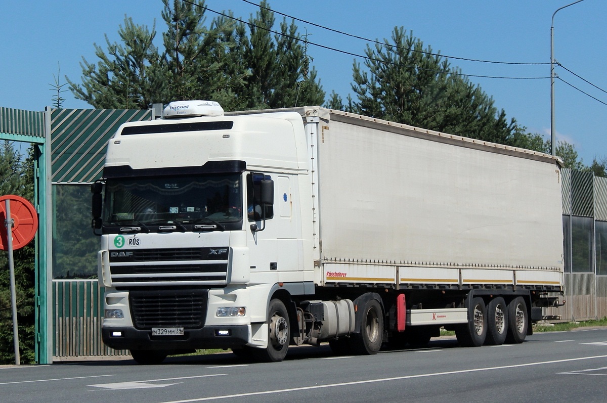 Калининградская область, № М 329 ММ 39 — DAF XF95 FT