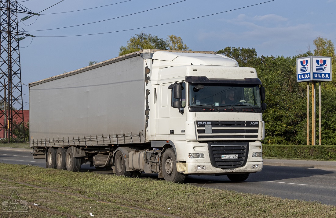 Павлодарская область, № 984 CHA 14 — DAF XF105 FT