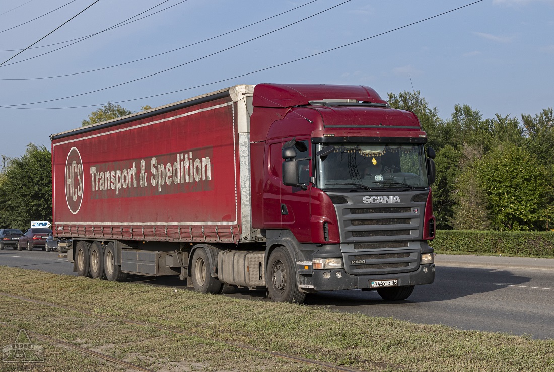 Восточно-Казахстанская область, № 744 XLA 16 — Scania ('2004) R420