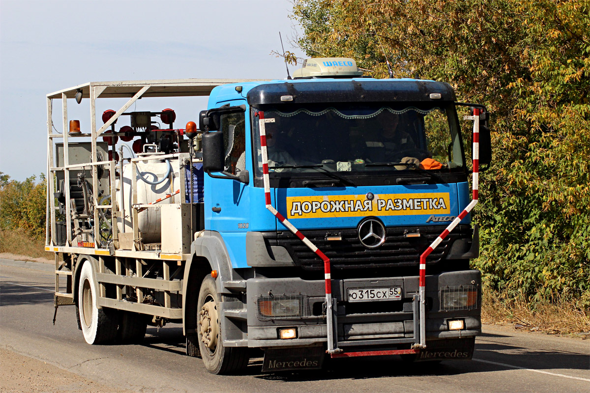 Омская область, № О 315 СХ 55 — Mercedes-Benz Atego 1828