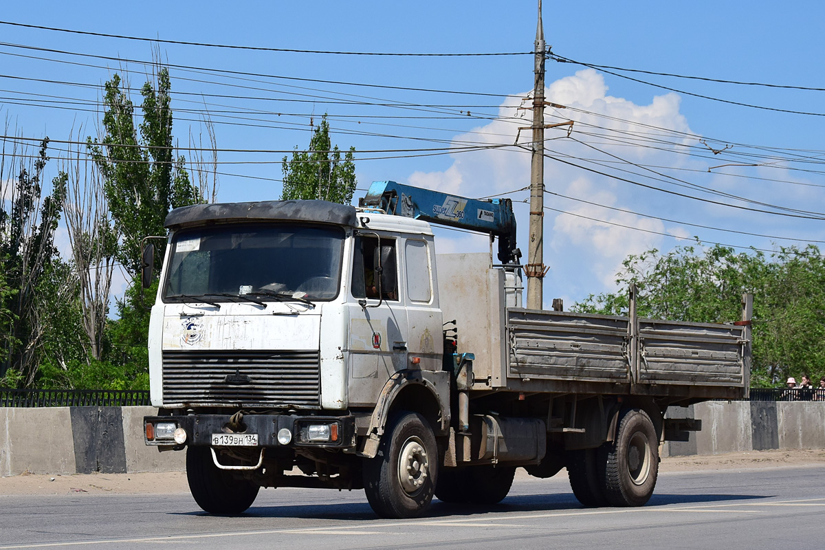 Волгоградская область, № В 139 ВН 134 — МАЗ-533603