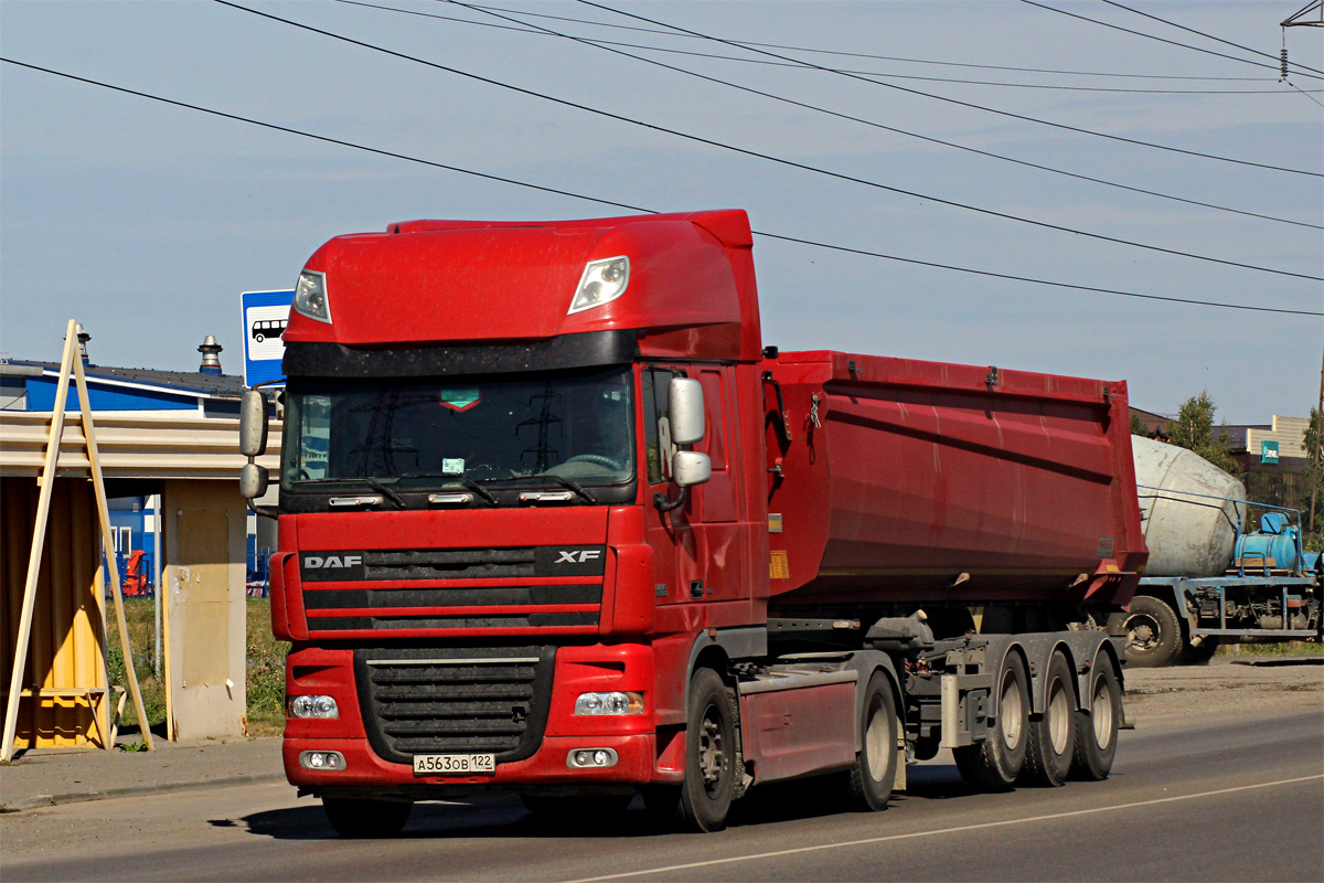 Алтайский край, № А 563 ОВ 122 — DAF XF105 FT