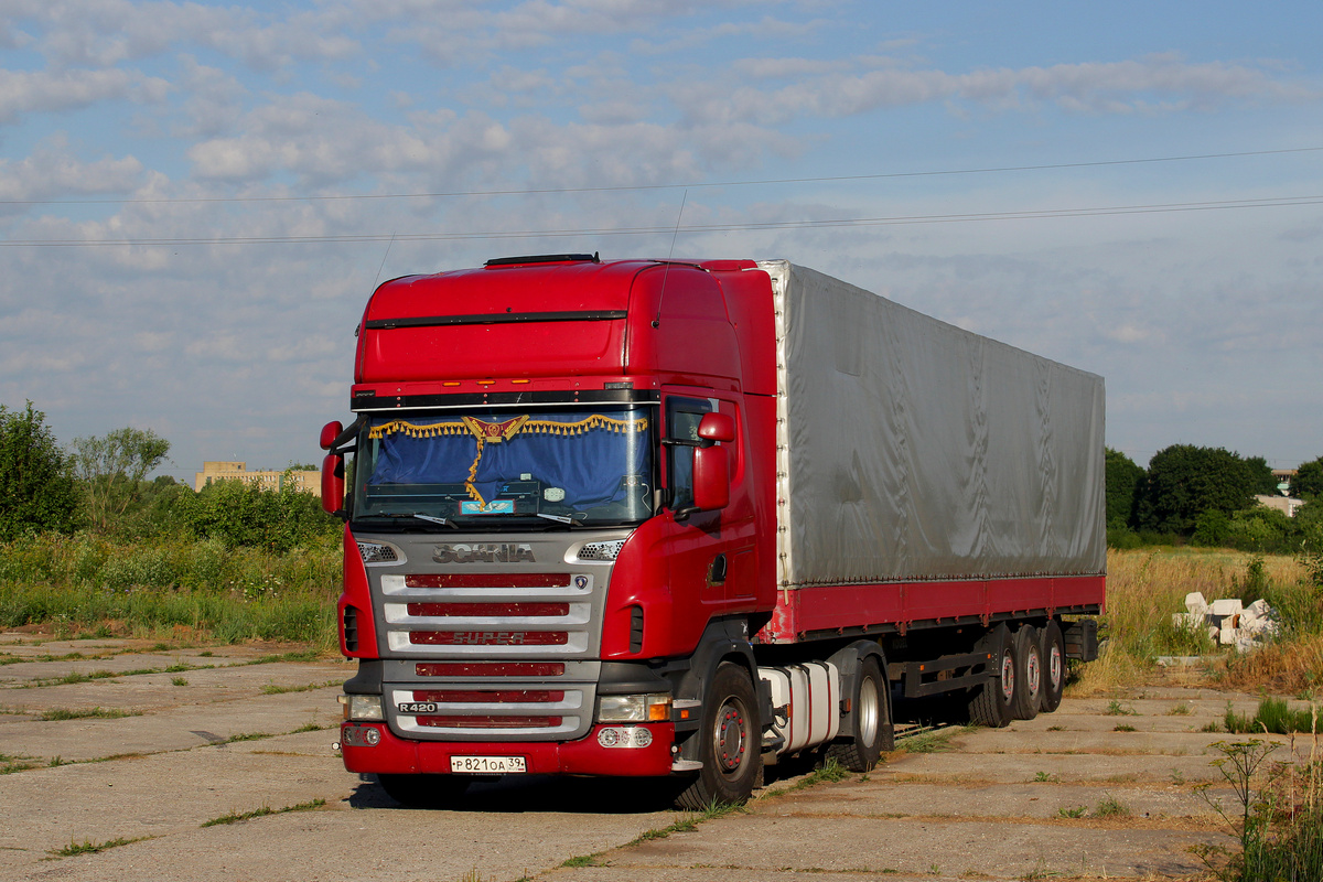 Калининградская область, № Р 821 ОА 39 — Scania ('2004) R420