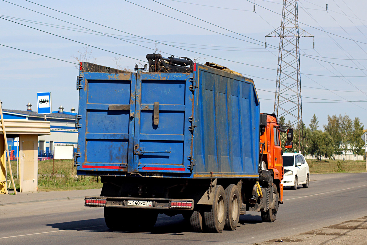 Алтайский край, № У 140 ХХ 22 — КамАЗ-65115-50