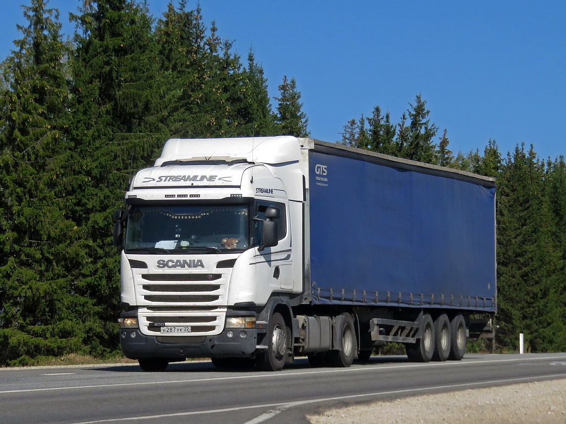 Алтайский край, № Н 287 УК 22 — Scania ('2009) G400