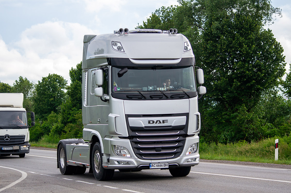 Волынская область, № АС 6666 ВН — DAF XF Euro6 FT