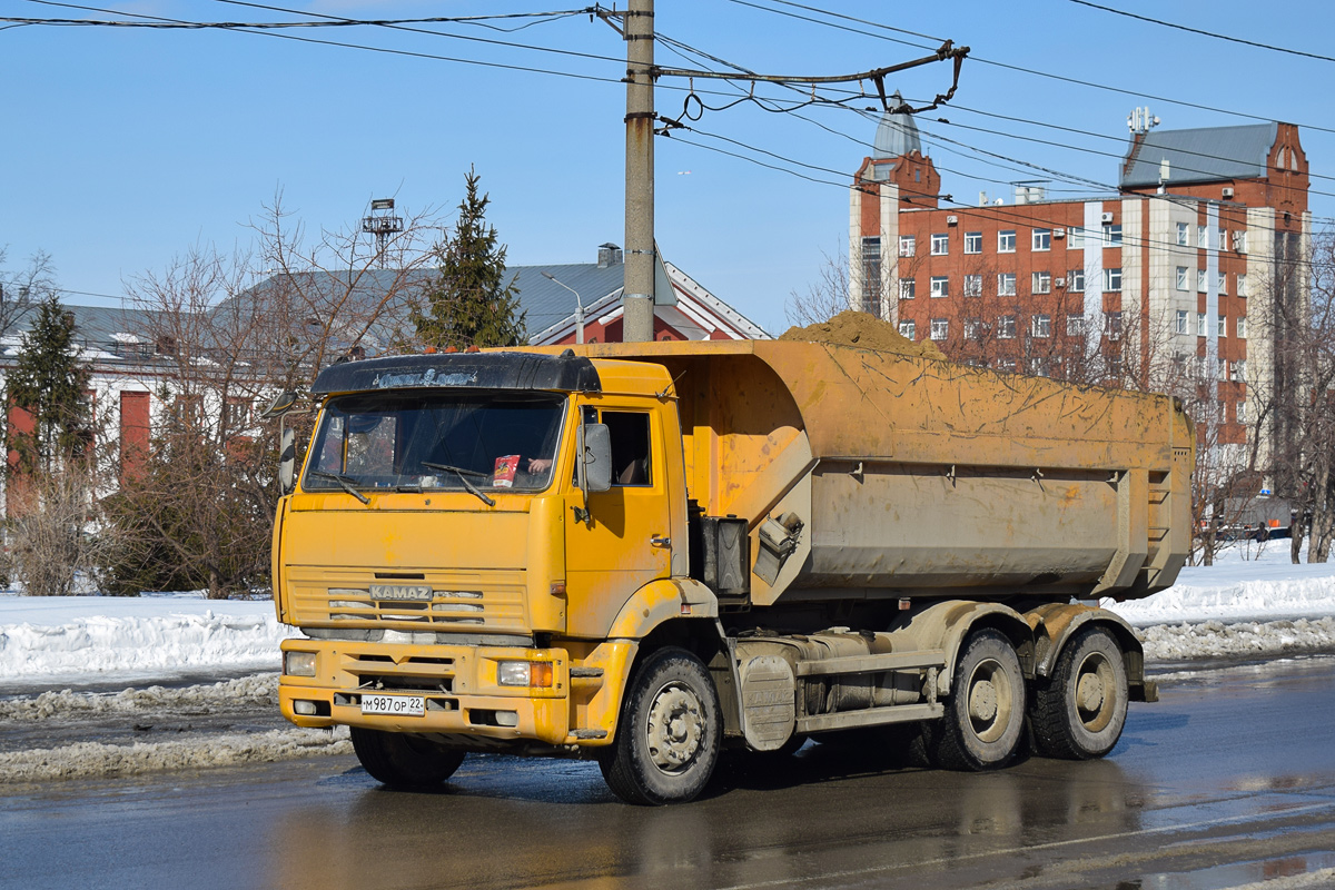 Алтайский край, № М 987 ОР 22 — КамАЗ-6520-B4(10)