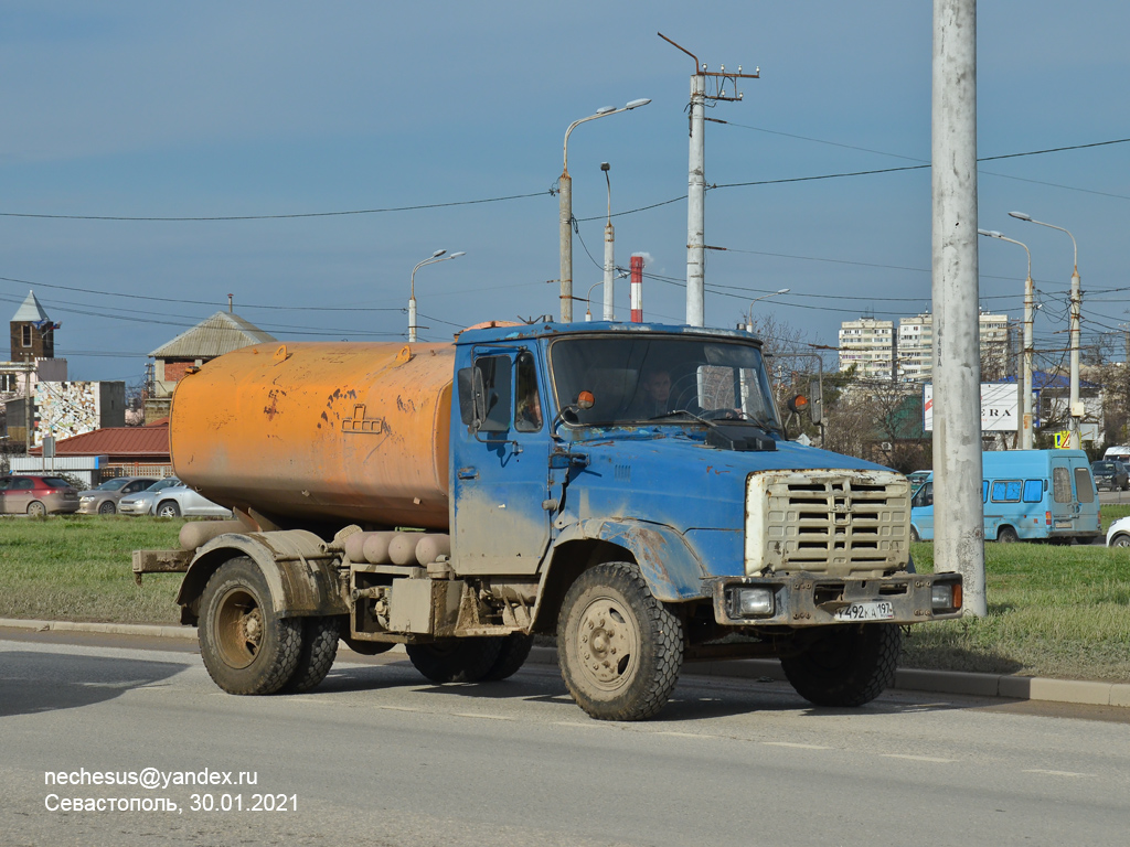 Севастополь, № У 492 КА 197 — ЗИЛ-433362