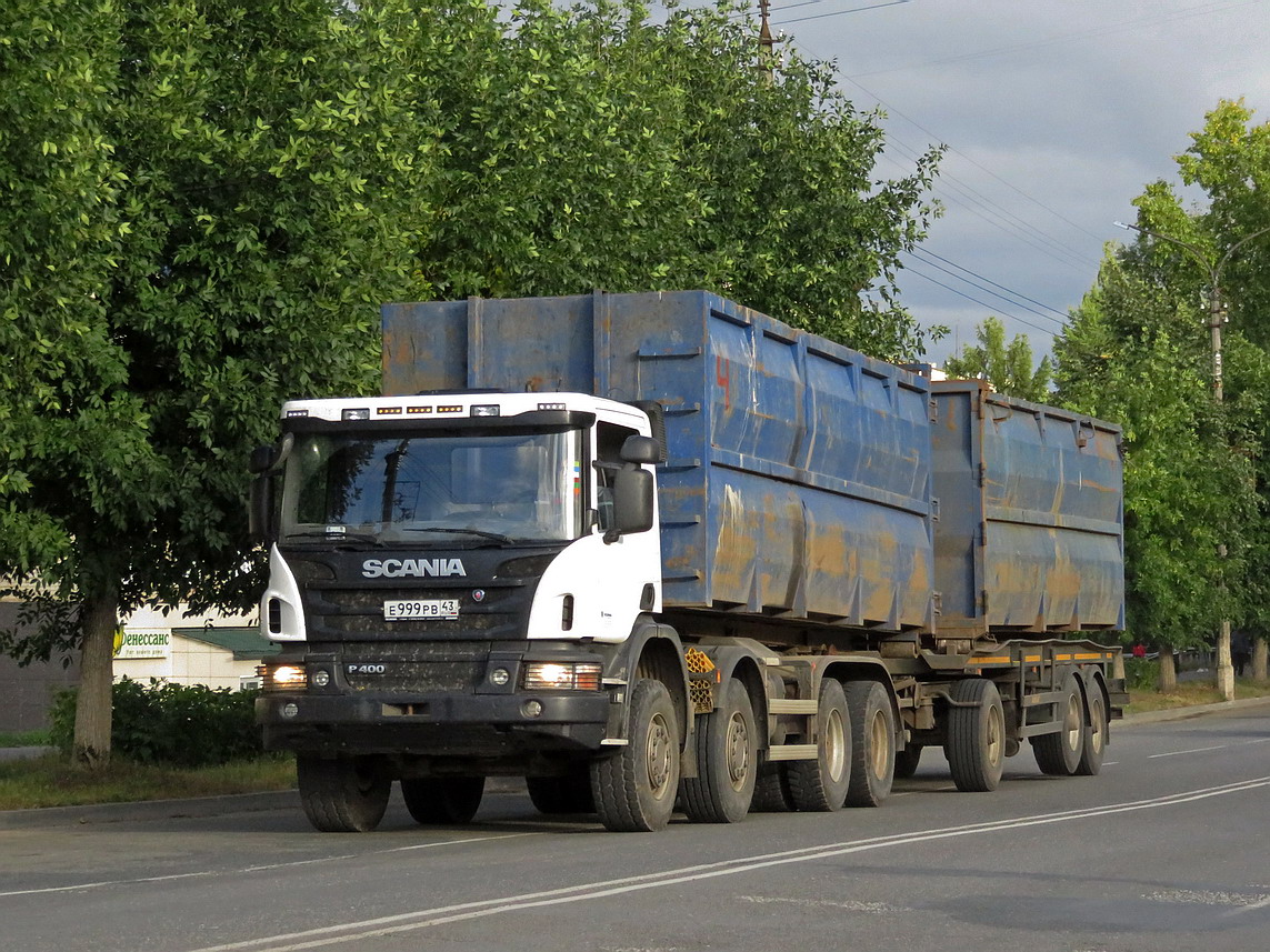 Кировская область, № Е 999 РВ 43 — Scania ('2011) P400