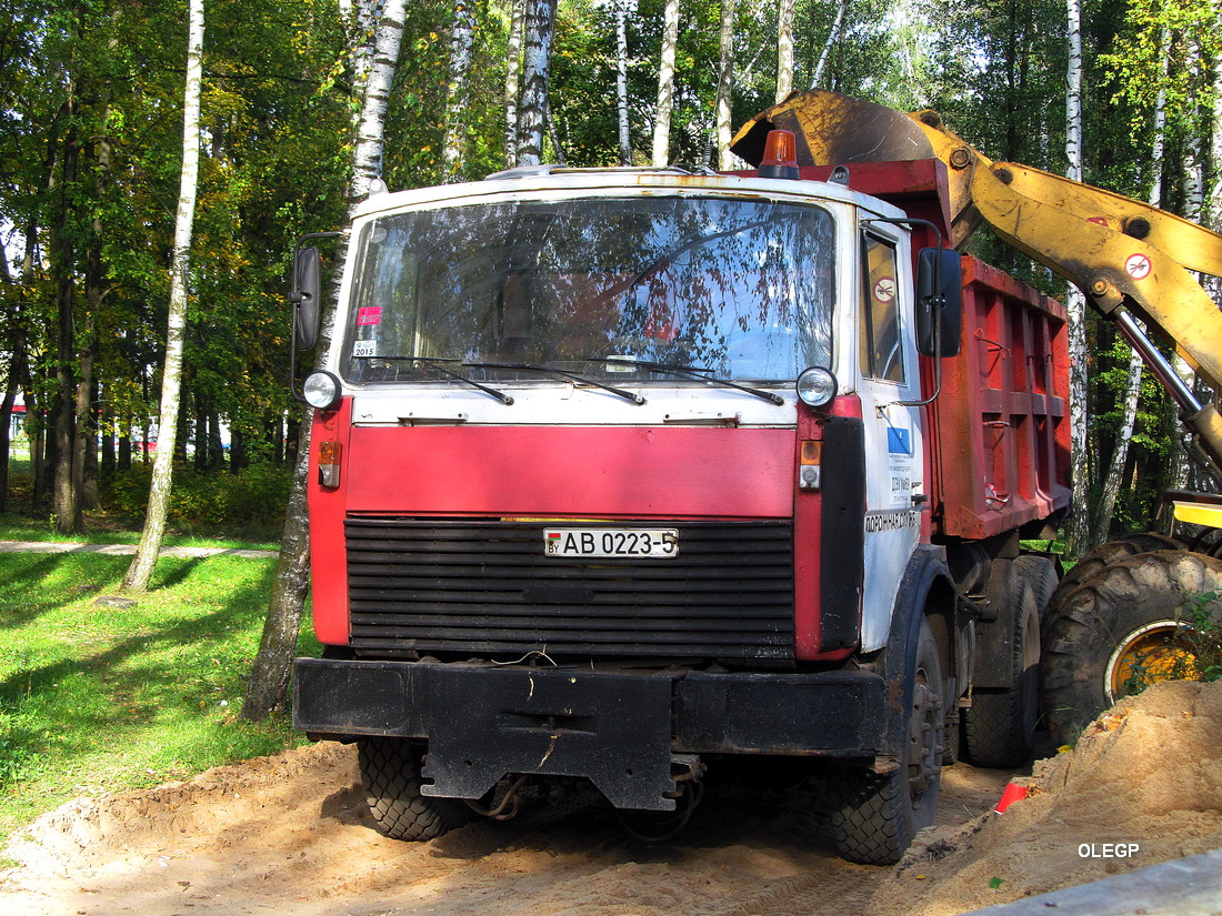 Минская область, № АВ 0223-5 — МАЗ-5516 (общая модель)