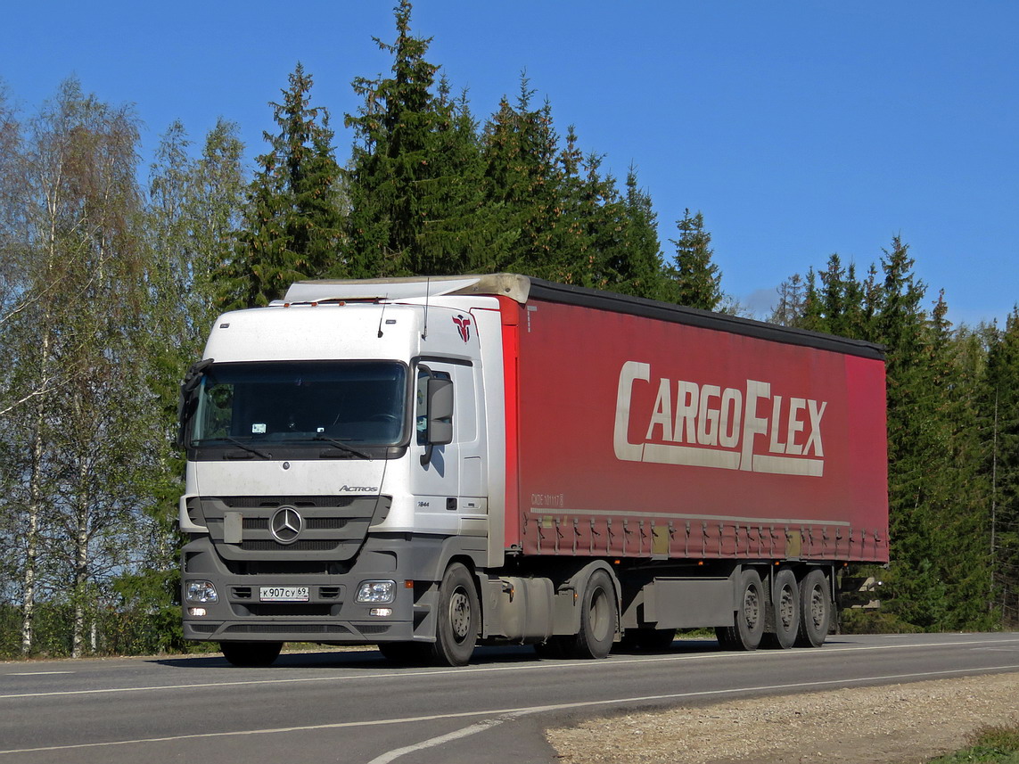 Тверская область, № К 907 СУ 69 — Mercedes-Benz Actros ('2009) 1844