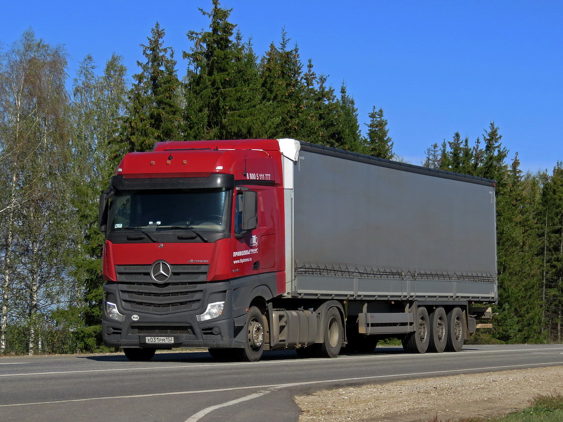 Нижегородская область, № Х 031 РМ 152 — Mercedes-Benz Actros '18 1845 [Z9M]