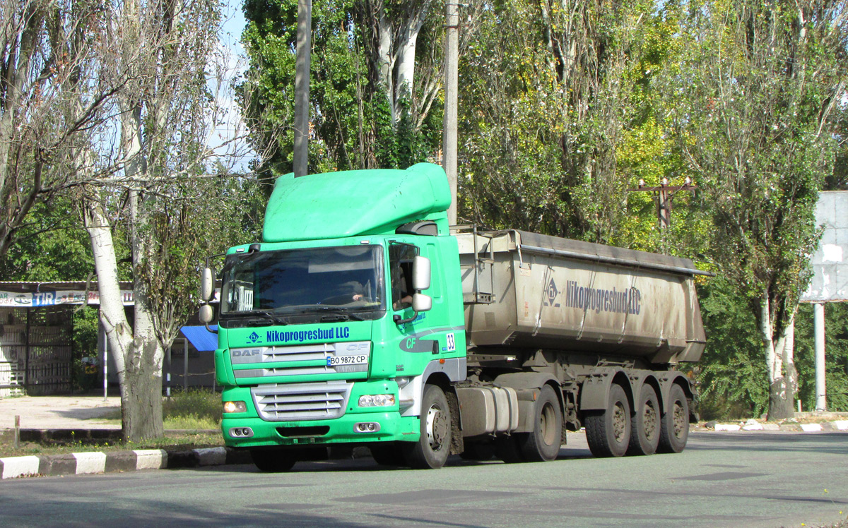 Днепропетровская область, № 33 — DAF CF85 FT