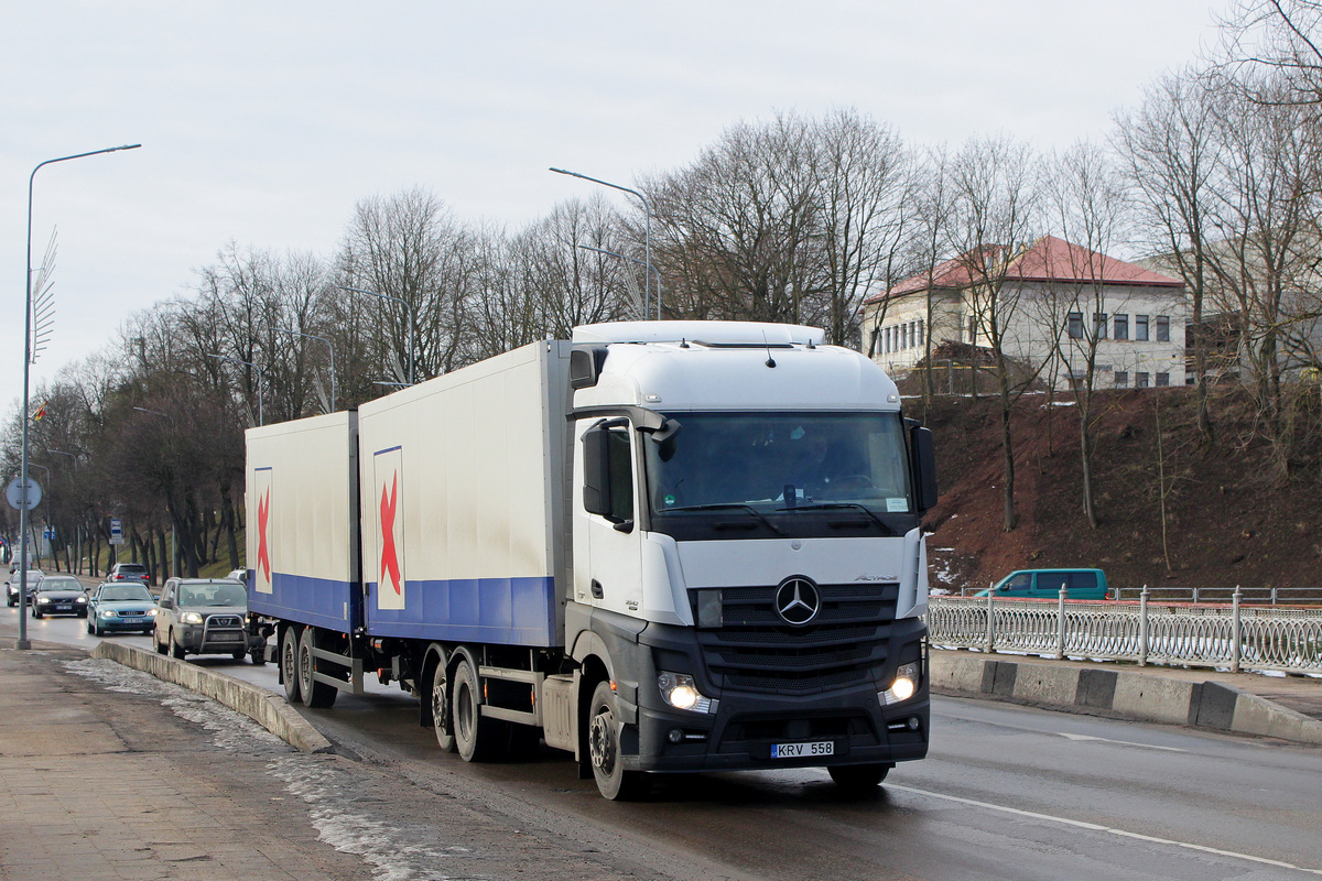 Литва, № KRV 558 — Mercedes-Benz Actros ('2011) 2542