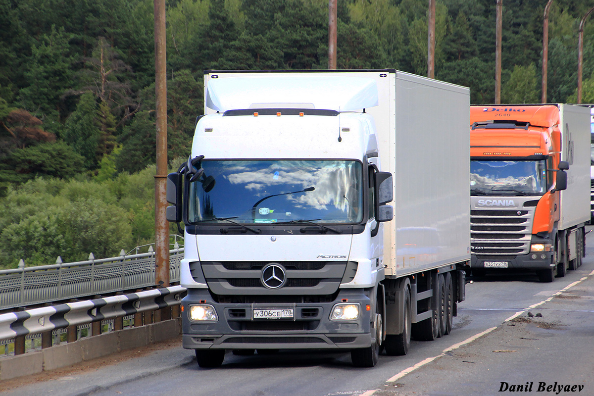 Санкт-Петербург, № У 306 СЕ 178 — Mercedes-Benz Actros ('2009) 1841