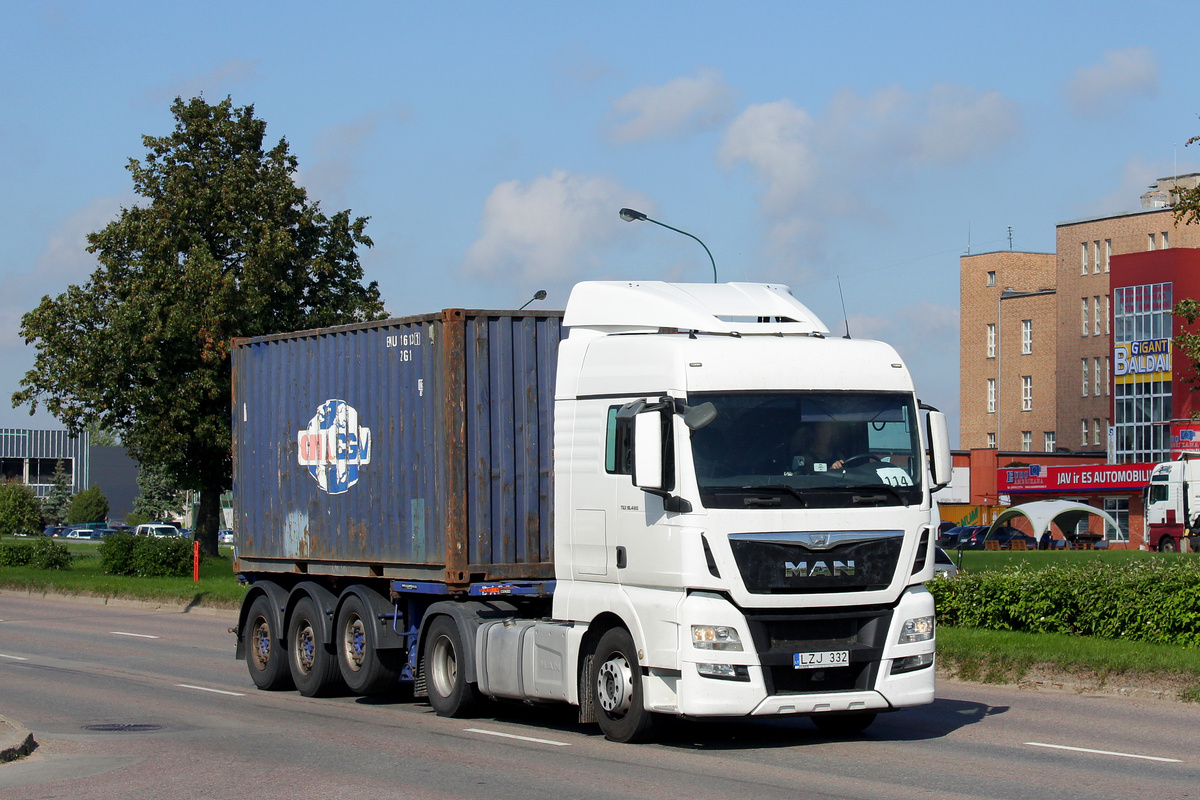 Литва, № LZJ 332 — MAN TGX ('2012) 18.480