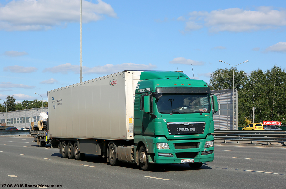 Московская область, № К 240 ЕС 750 — MAN TGX ('2007) 18.440